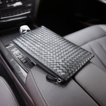 New Fetal Calf Leather Handbag male genuine leather handbag handbag Woven Hand Grab Bag Letter Enveloping Mens Bag Mens Bag