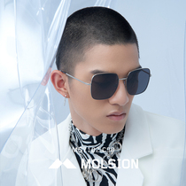 Mursen sun glasses for men and women new wild sunglasses men and women Big Frame thin face polarized glasses MS7102