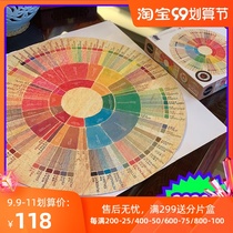 Botop coffee flavor wheel round paper puzzle 1000 pieces puzzle decompression imported quality