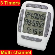 Sun chasing PS-370 three sets of multi-channel timers laboratory countdown timer electronic timer reminder stopwatch