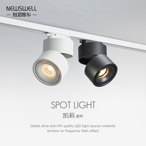 Newell track spotlight LED ceiling light without main light Living room aisle light Adjustable angle surface mounted track light