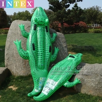 Large water inflatable crocodile mount sea turtle animal swimming ring dolphin shark whale adult play water toy