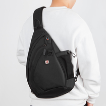 Chest Bag Mens Single Shoulder Bag Slanted Satchel mens bag Damp Cards 100 Hitch Youth Fashion Small Backpack Han Edition Casual Mens Bag