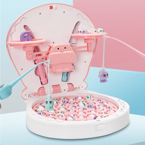 Net Red balance electric fishing toys children baby two years old 1-3 boys and girls puzzle early education intelligence set