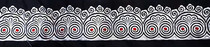 Popular embroidery ethnic accessories Miao flower embroidery lace width 8 6cm long about 5 meters