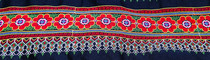 Popular embroidery ethnic accessories Miao flower embroidery lace width 14cm