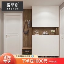 Custom gold sophia shoe cabinet hanger one-piece home door balcony locker entrance hanging wardrobe