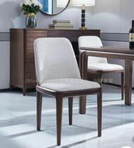 Bluebird furniture ebony wood all solid wood dining chair modern light luxury large apartment household dining table and chair combination