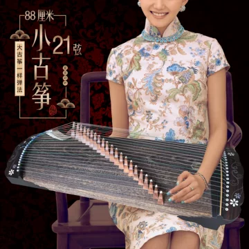 2742❣️ 21弦　琴　小古筝 迷你古筝21弦-迷你古筝21弦促销价格、迷你古筝21弦品牌- 淘宝
