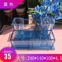 Crystal wireless microphone desktop rack desktop ktv household wheat rack handheld microphone holder glass holder