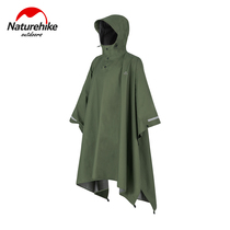 Naturehike Huaking cloak raincoat outdoor hiking adult waterproof breathable men and women rainstorm poncho