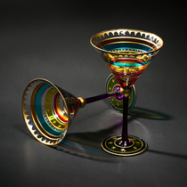 Wine glasses goblet home red wine large creative crystal glass exotic painted Cup cocktail Cup