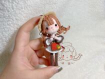 (309) Little cute tea egg girl crochet illustration Handmade wool tutorial Doll doll crochet illustration