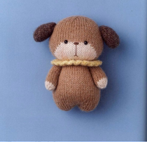 (502) Bar Needle Illustration Puppy Barley Hand Wool Weaving DIY Doll Bar Needle Illustration