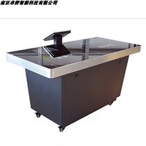 Big canteen cashier chip dinner plate Cashier self-checkout system smart restaurant smart dining table self-service settlement table