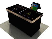 Smart dining table dinner plate settlement Table restaurant quick settlement tableware smart restaurant canteen self-service settlement system