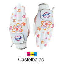 C brand new Castelbajac womens hands golf gloves wear-resistant non-slip silicone golf gloves