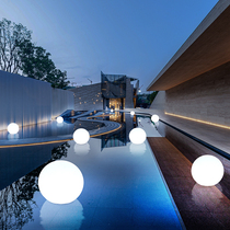 LED Water Floating Ball Light Hotel Swimming Pool Pool Light Courtyard Garden Landscaped Water lamp Luminous spherical light