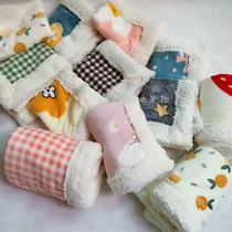 Pet flannel velvet milk suede small mat cotton soft close-fitting dog small hair blanket Cat Imi Mat Thickened Blanket
