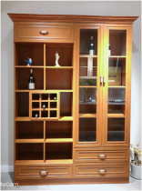 Wide house all aluminum huanghuali Chinese wine cabinet