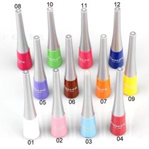 Color eyeline liquid pen waterproof without dizzying white red orange yellow green and blue purple cos stage makeup