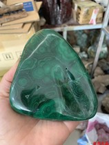 Polishing malachite raw stone mineral crystal teaching specimens Kind stone head ornaments collection 150 yuan 500g