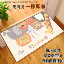 Dog fencing ground mat waterproof and urine-proof moisture-proof and damp-proof dog nest cage cushion plate sleeping cushion pet rug easy to clean
