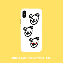 ins cute beard bear Huawei mate30pro millet 9 opporeno OPPOa11x Apple 8 phone case