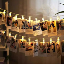 led color string light string photo clip small light string ins girl heart bedroom bedroom room photo wall decoration decoration