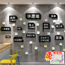 Wish wall Wish Wall for wall Message Board Stickers Milk Tea Shop Wall Decoration Message Posting Wall Mesh Red Wall Face Creative Wall Sticker