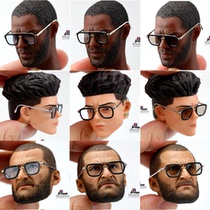 1 6 trendy soldier FA011 metal glasses metal frame with lens sun glasses model three colors