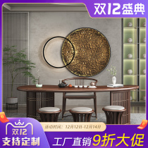 Aesthetics New Chinese Tea Table and Chair Combination Zen Kung Fu Tea Table Tea Table Tea Room Space Black Walnut Custom