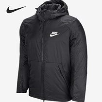 Nike Nike 2021 new men hooded warm and comfortable leisure sportswear jacket AJ7957