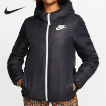 Nike Nike Official Sports Womens Fashion Windproof Lianhood Warm Down Clothing 939439-011