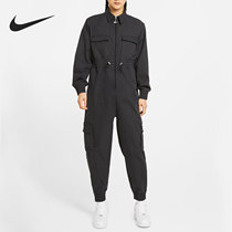 Nike Nike jumpsuit Womens Big Hook machine can waist high street sports suit tide CZ8895-010