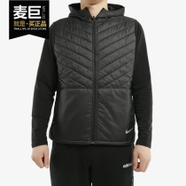Nike Nike Nike 2019 autumn and winter New men Sports Leisure woven short warm cotton suit CJ5475