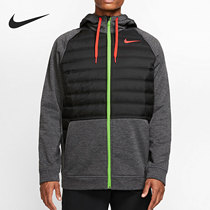 Nike Nike winter new mens short warm sports leisure hooded cotton clothes BV6299-032