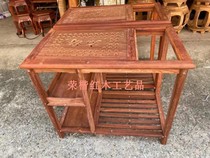 Vietnam mahogany furniture big fruit red sandalwood semi-finished products Myanmar Laos pear tea rack red blank scattered