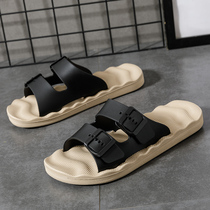 Slippers Mens Summer 2022 New Outwear Non-slip Wear and wear large yard beach lined with red summer Home Cool Towing