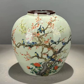 清時代 粉彩 茶葉罐 粉彩茶叶罐-粉彩茶叶罐促销价格、粉彩茶叶罐品牌- 淘宝