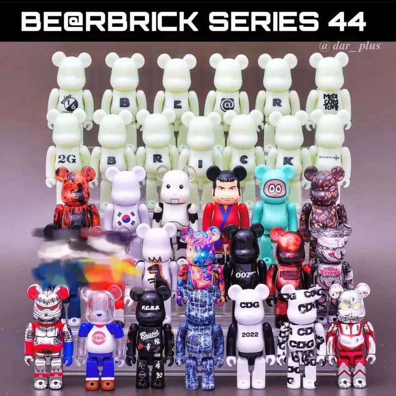[В наличии] Bearbrick 44-го поколения be@RBrick 100% подтверждение слепого коробочного набора конструктор