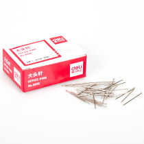 Deli (Deli) pin 0016 tack stainless steel universal standard large head pin 25mm nickel Pin Pin Pin Pin 0018 paper clip temporary paper storage binding