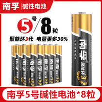Nanfu battery No 5 No 5 No 7 No 7 LR03 alkaline battery 8 pcs mouse keyboard Childrens toys air conditioning TV remote control wholesale 1 5v
