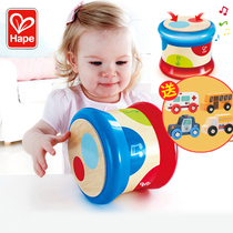 hape childrens toy electronic hand beat drum music clapping drum baby baby percussion instrument young child hand drum multi-faceted