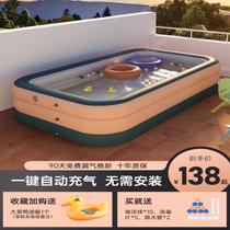 Childrens swimming pool Household inflatable dorm Adults Indoor Children Large raised terrace Courtyard Summer Open air