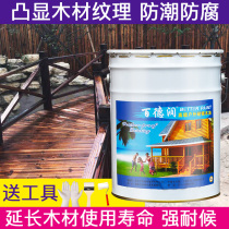 Badrun outdoor anticorrosive wood oil weather-resistant wood wax oil base oil outdoor wood oil Tung oil VAT 20L