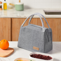 Lunch bag Large capacity office worker lunch box bag tote bag lunch box student carrying rice aluminum foil insulation bag