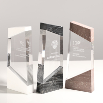 Crystal Trophy Creative Customized Volunteer Marble Medal Authorization Brand Customized Large Honor Souvenir Making
