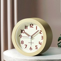Think about me Nordic style simple mute alarm clock students use special childrens luminous bedside clock bedroom clock