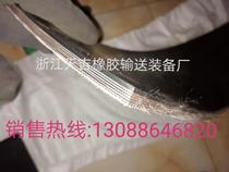 Black nylon thread flat tape cutting belt grain hoist belt shot blasting machine lifting belt bucket elevator belt